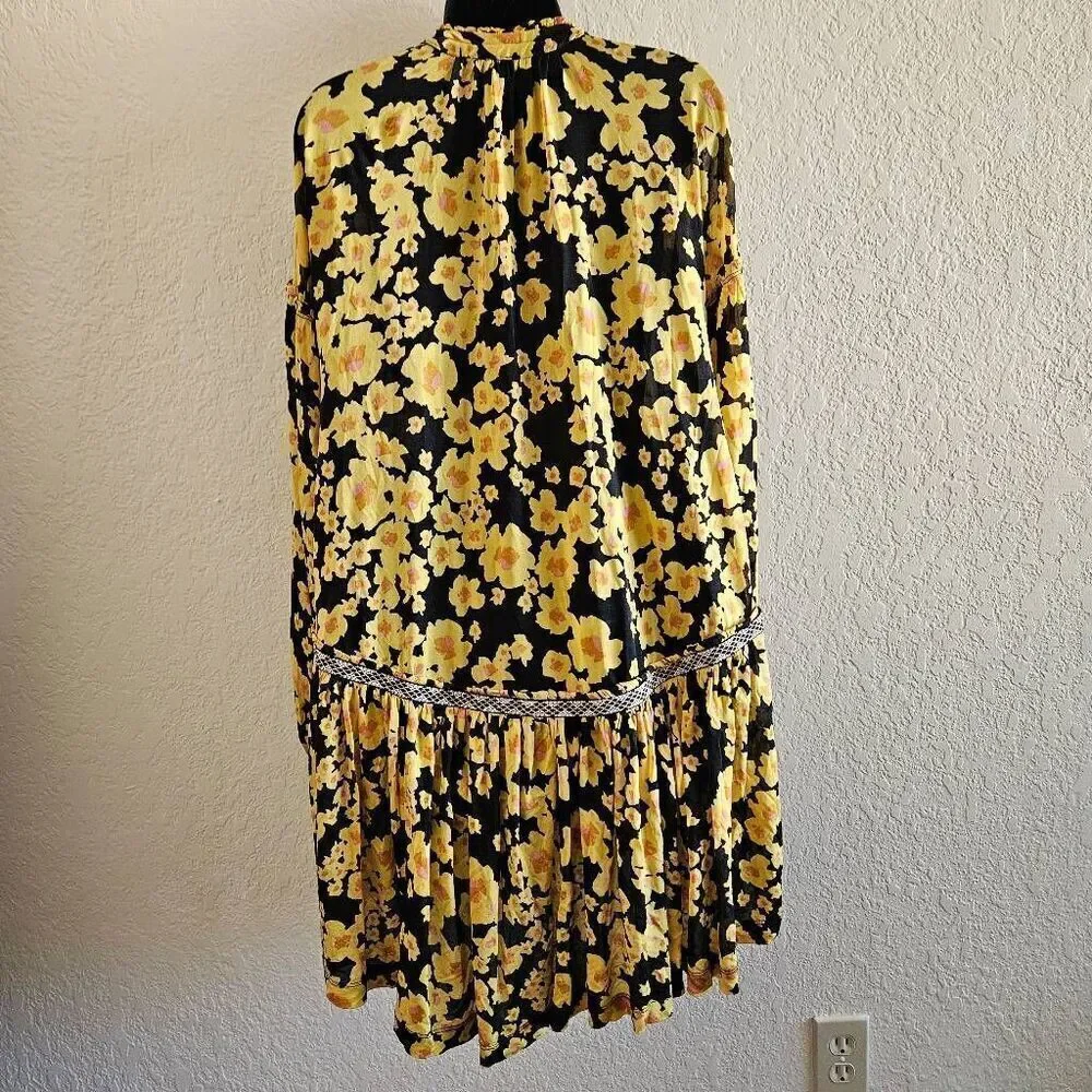 Free People Love Letter Tunic Mini Dress